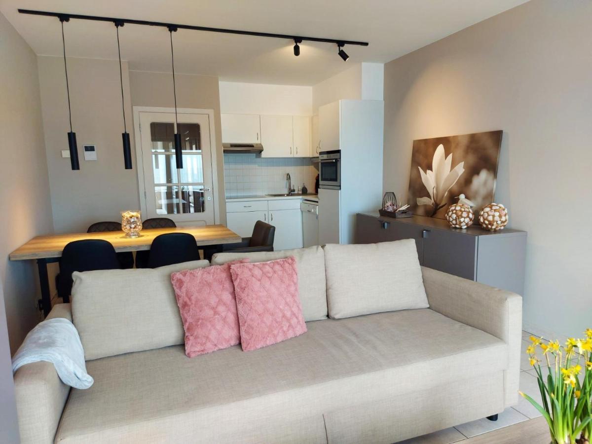 Appartement Met Zeezicht En Verwarmd Zwembad Ostende Exterior foto